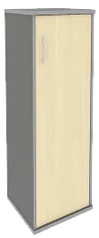 Офисный шкаф узкий средний закрытый, Л/Пр.