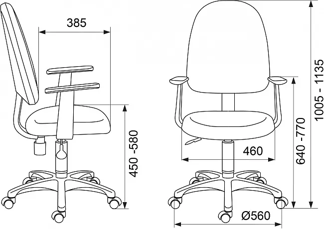 фото Офисное кресло CH-1300/T №5