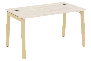 Стол рабочий руководителя, опоры - массив дерева