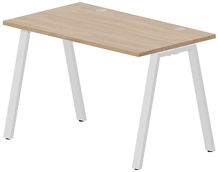 Стол рабочий на металлокаркасе (А-опоры / 2 громмета)