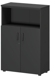 Офисный шкаф для документов полузакрытый