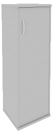 Офисный шкаф узкий средний закрытый, Л/Пр.