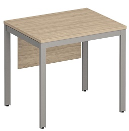 Стол письменный на металлокаркасе с экраном ДСП